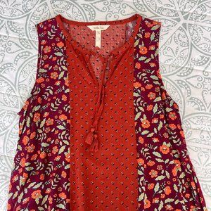 Lovely Maroon and Burnt Orange Tank